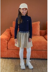 Like Flo Holly Flo girls metallic skirt Soft gold