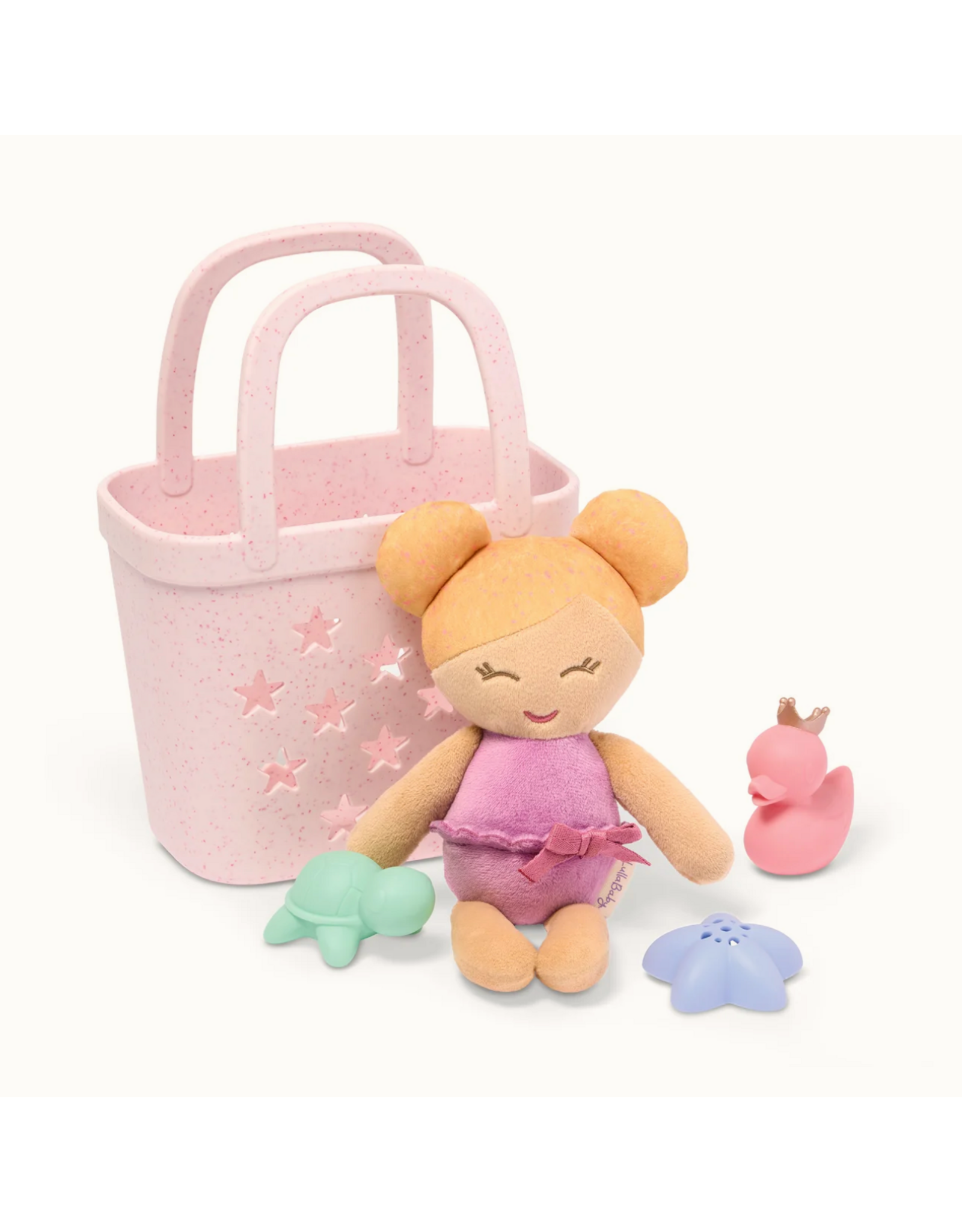 LullaBaby - LBY7748 - Bath Doll w/ Acc. in a Basket Playset