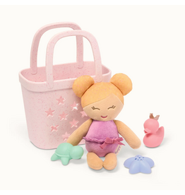 LullaBaby - LBY7748 - Bath Doll w/ Acc. in a Basket Playset
