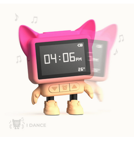 MOB Dancing Clock Roze