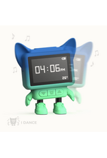 MOB Dancing Clock Blauw