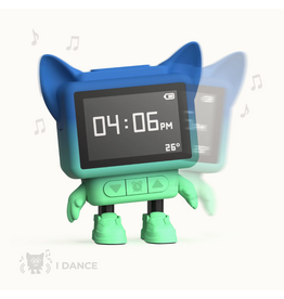 MOB Dancing Clock Blauw