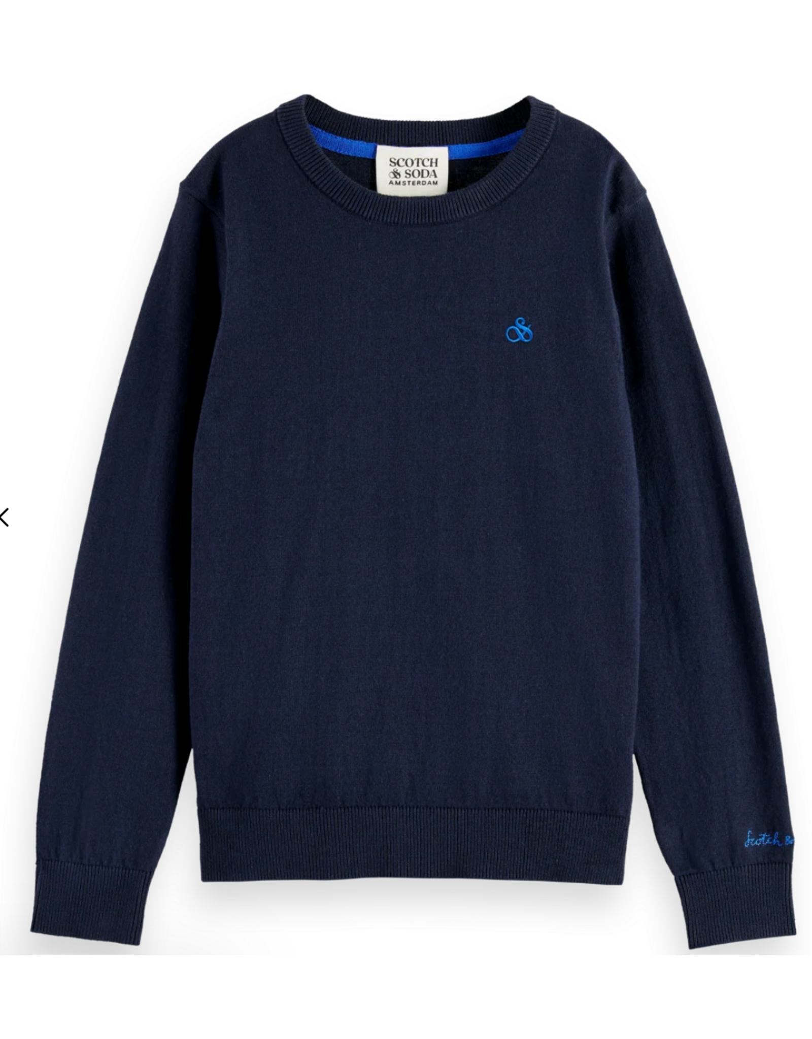Scotch & Soda LOGO REGULAR FIT PULLOVER (SU27) SKY CAPTAIN