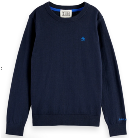 Scotch & Soda LOGO REGULAR FIT PULLOVER (SU27) SKY CAPTAIN