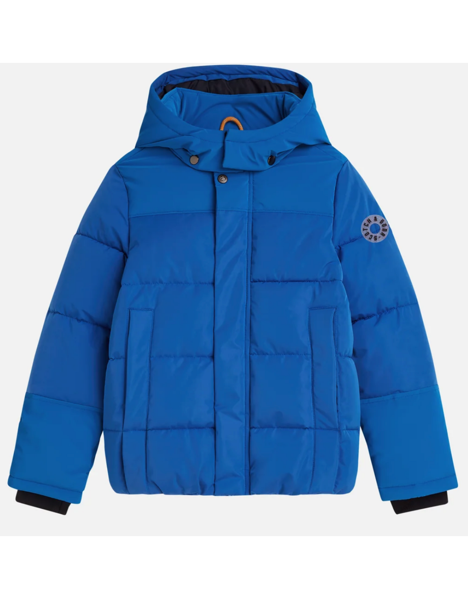 Scotch & Soda SHORT PUFFER JACKET STRONG BLUE