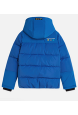 Scotch & Soda SHORT PUFFER JACKET STRONG BLUE