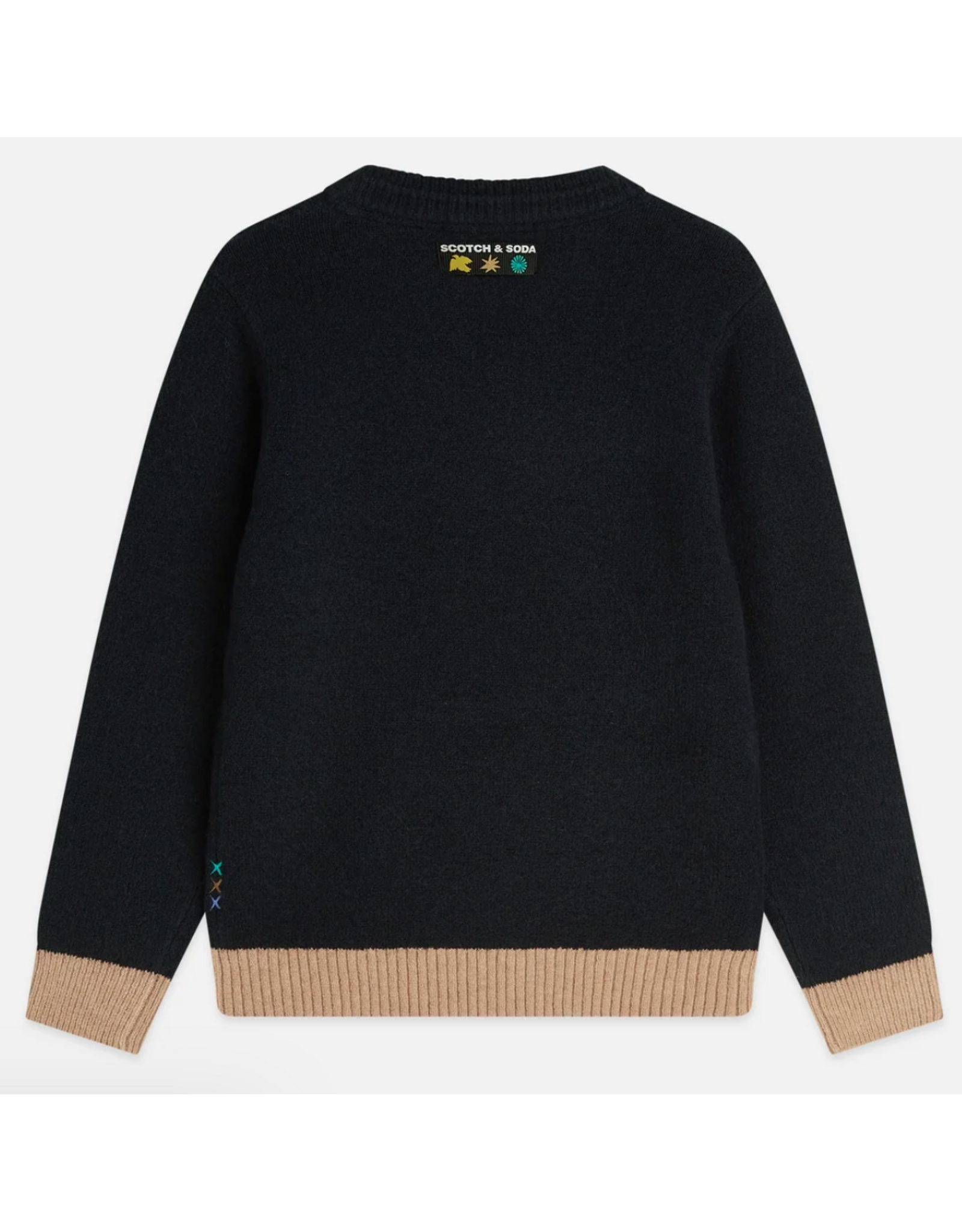 Scotch & Soda SOFT KNIT REGULARFIT PULLOVER SKY CAPTAIN