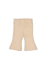 Feetje Flare broek velours rib Lucky Bloombird Offwhite