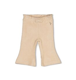 Feetje Flare broek velours rib Lucky Bloombird Offwhite