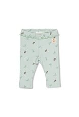 Feetje Legging rib Lucky Bloombird mint
