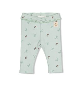 Feetje Legging rib Lucky Bloombird mint