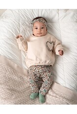 Feetje Legging rib Lucky Bloombird Offwhite