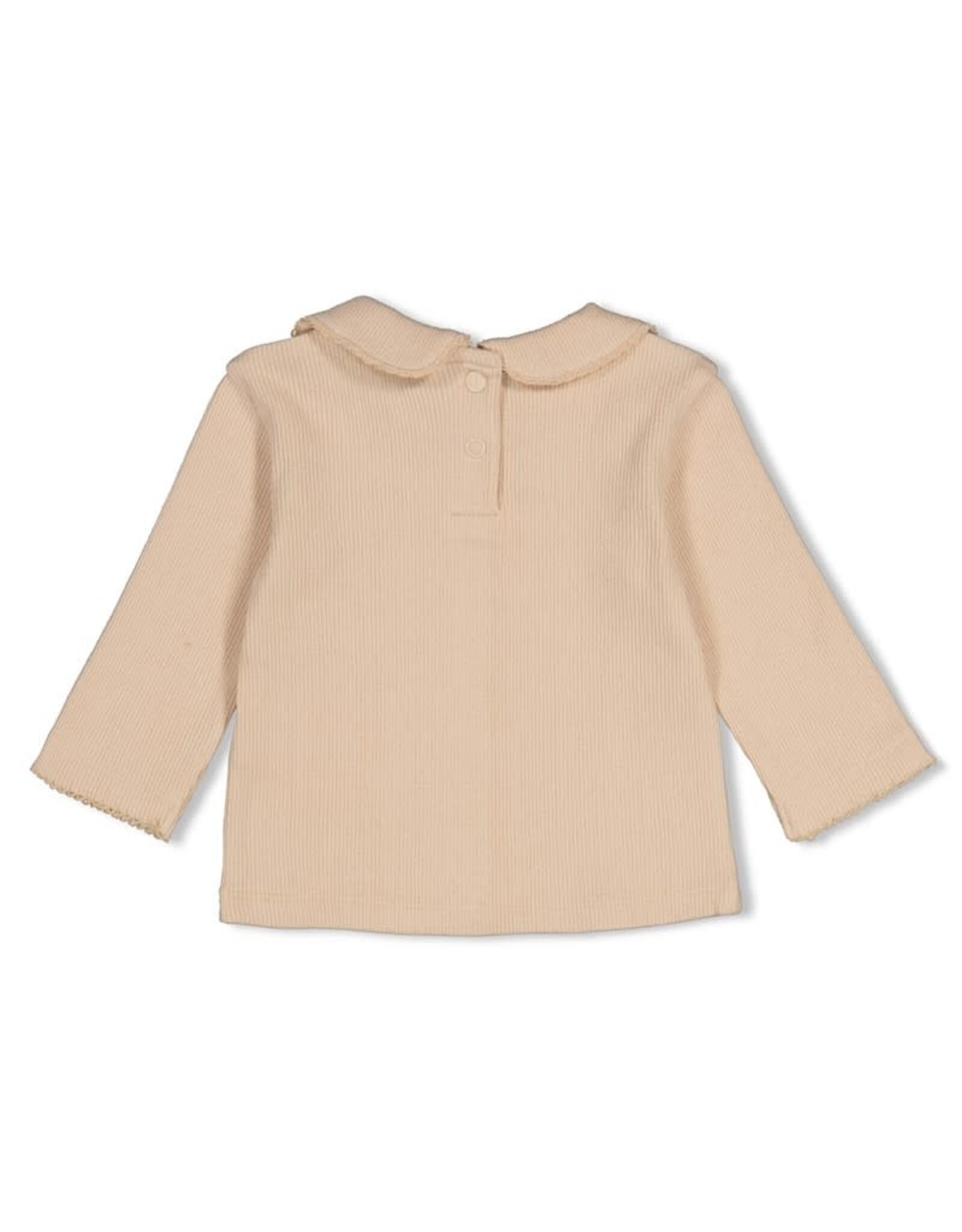 Feetje Longsleeve pointelle rib Lucky Bloombird Offwhite