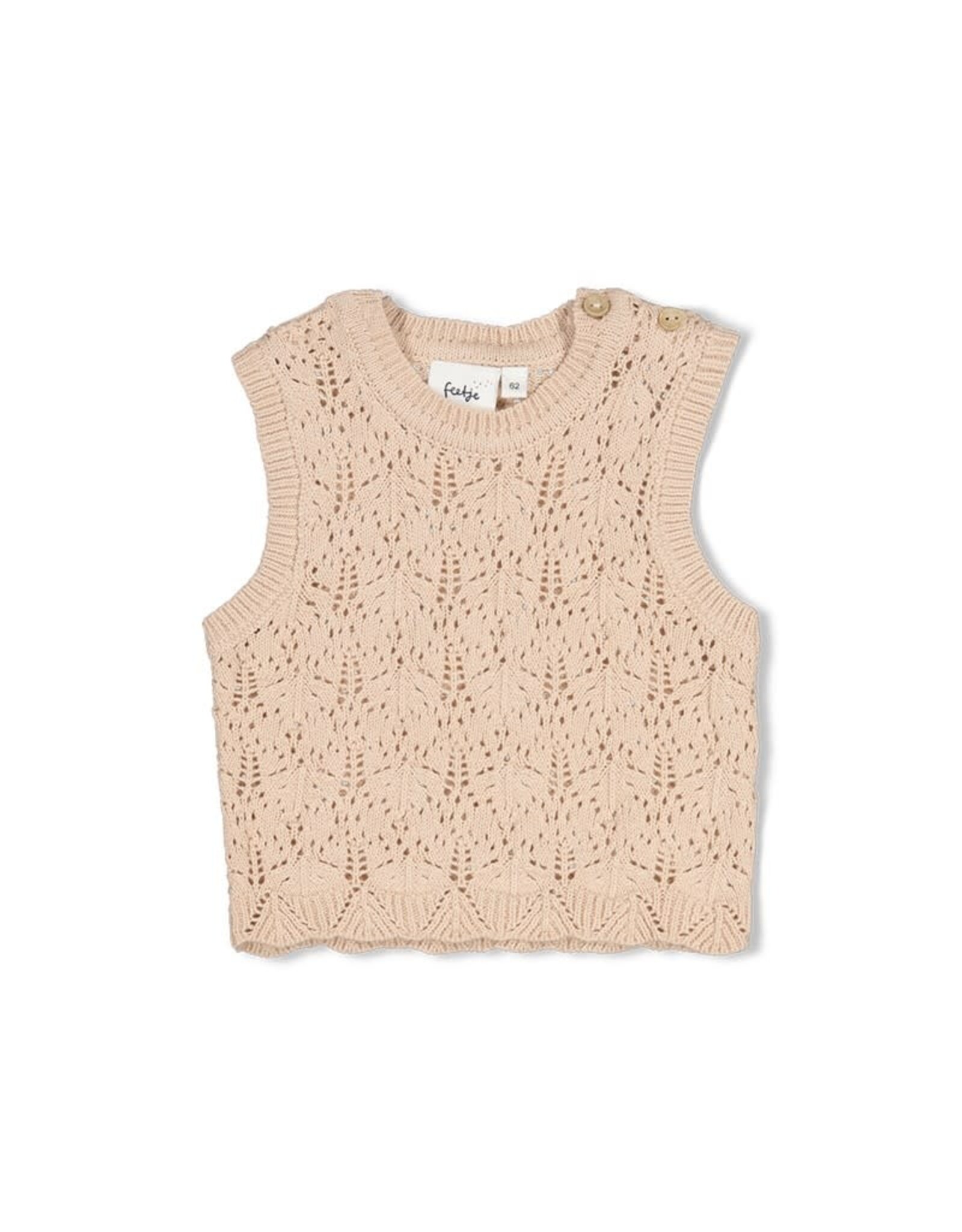 Feetje Spencer gebreid Lucky Bloombird off white