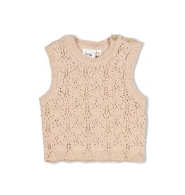 Feetje Spencer gebreid Lucky Bloombird off white