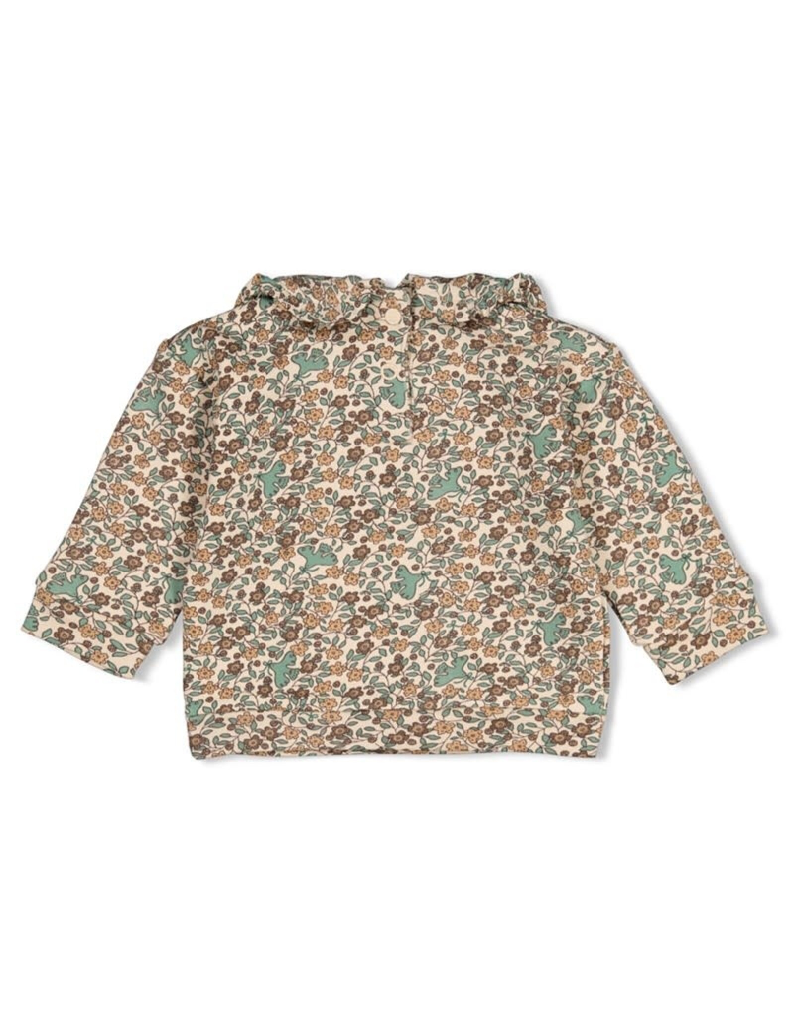Feetje Sweater AOP relaxed fit Lucky Bloombird Offwhite