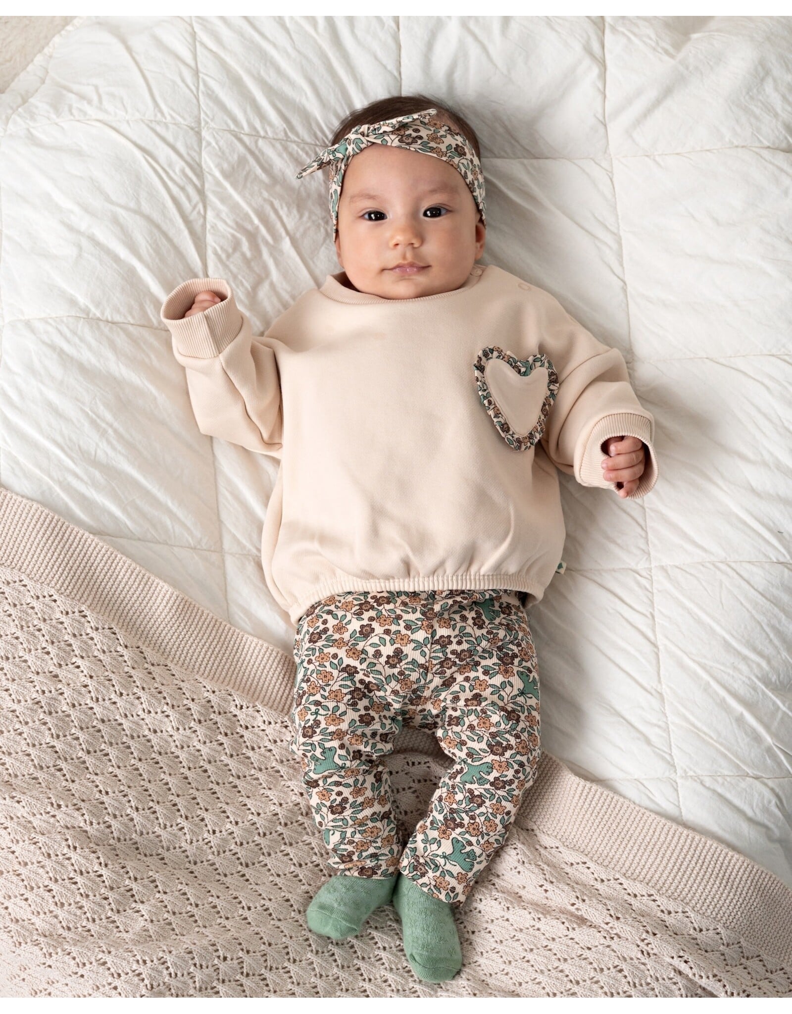 Feetje Sweater boxy oversized Lucky Bloombird Offwhite