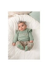 Feetje Sweater relaxed fit Lucky Bloombird Jade groen