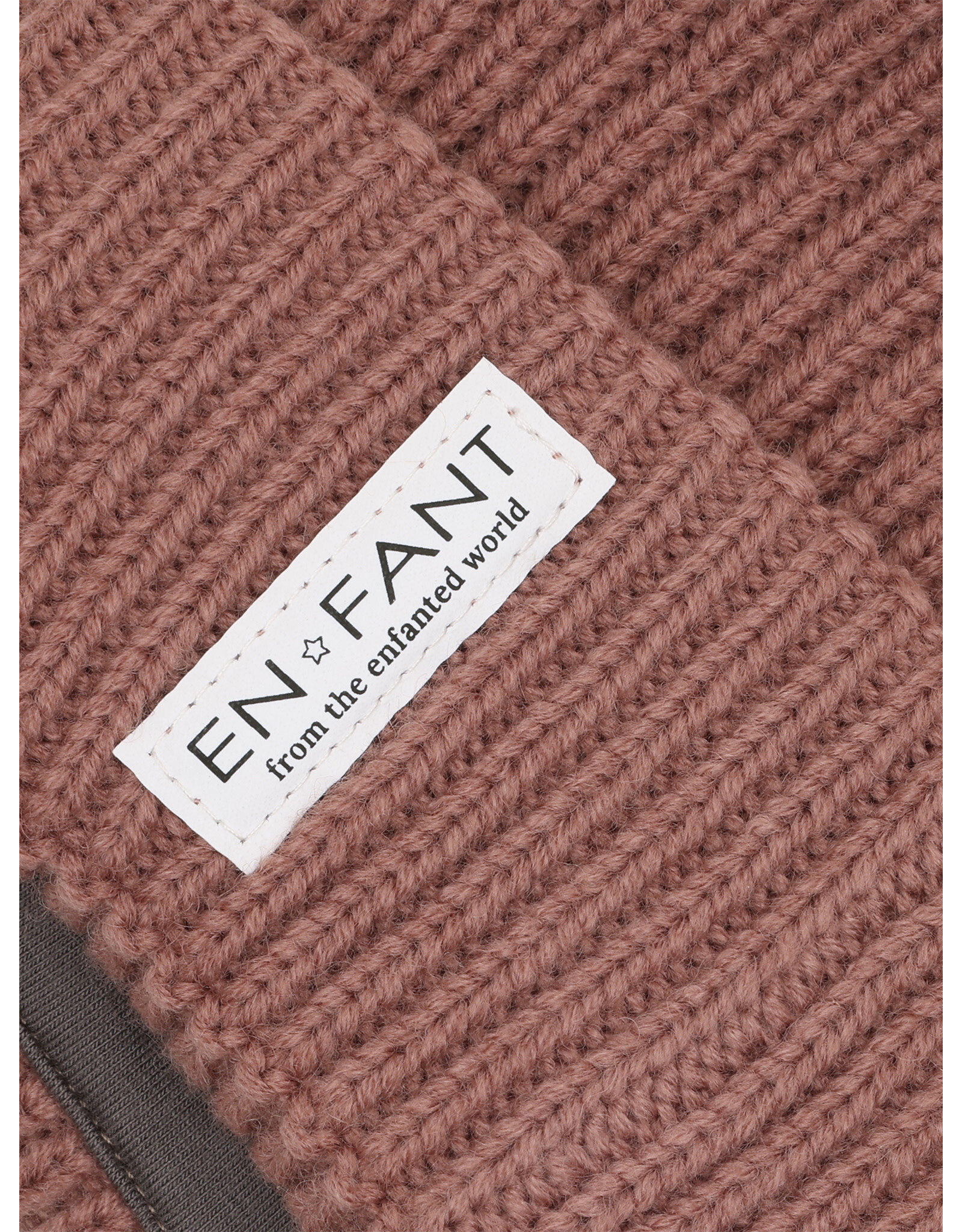 En Fant Beanie w. Lining Burlwood