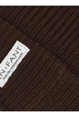 En Fant Beanie w. Lining Coffee Bean