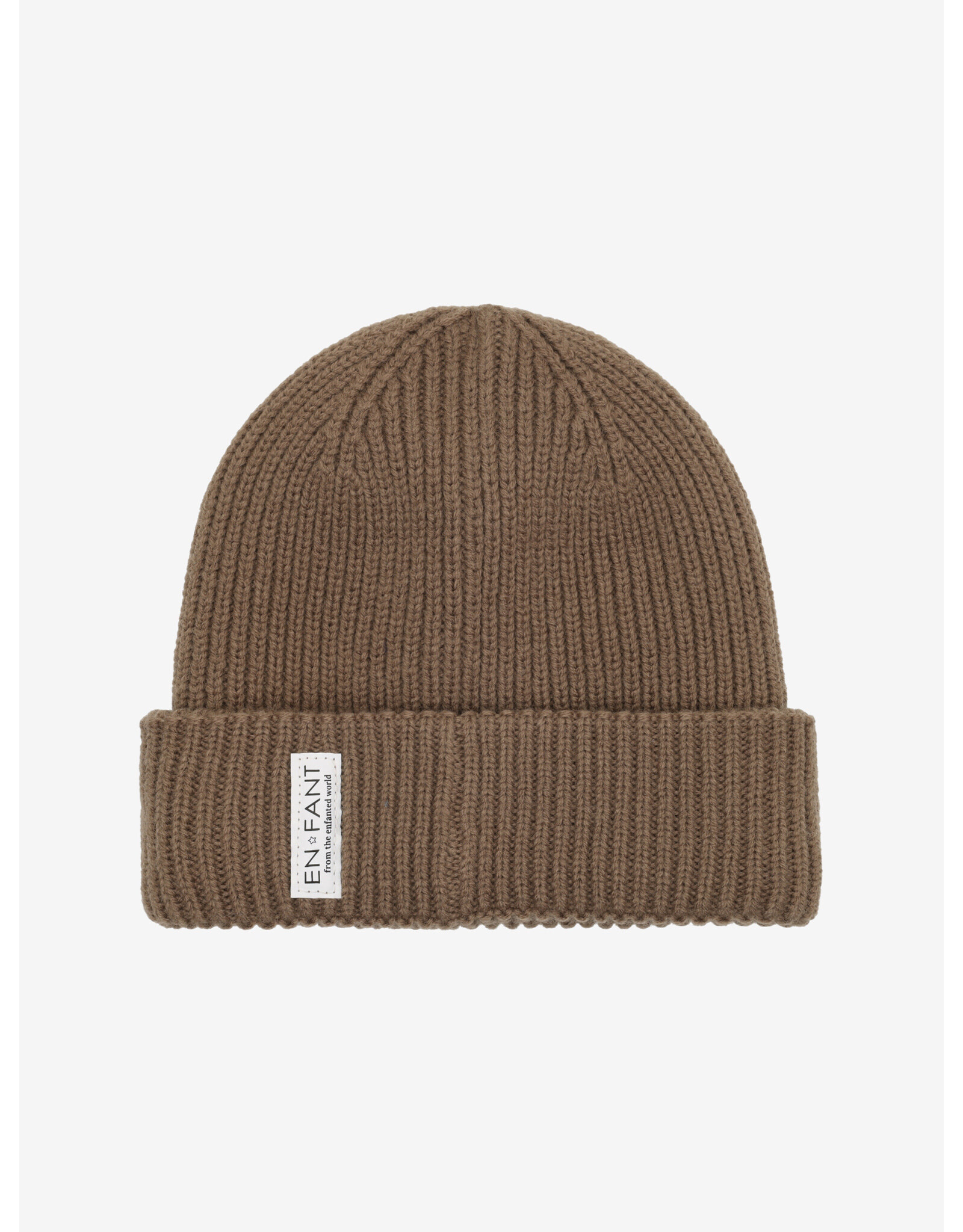 En Fant Beanie w. Lining Pine Bark