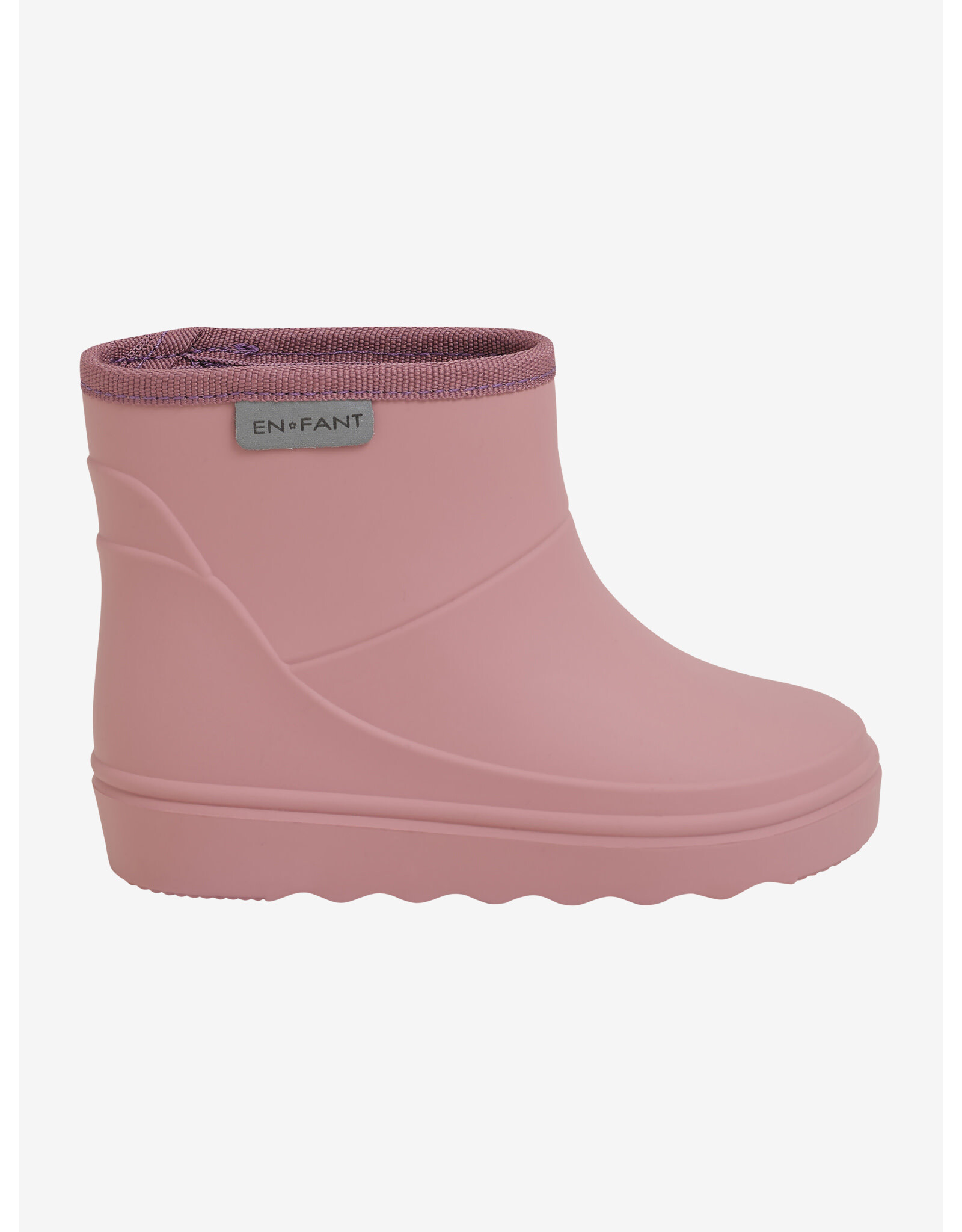 En Fant Rain Boots Short Solid Old Rose