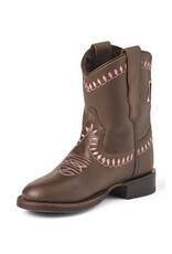 Copenhagen Colors Bow Boot w. Warm Lining - Low Dk. Brown