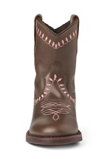 Copenhagen Colors Bow Boot w. Warm Lining - Low Dk. Brown
