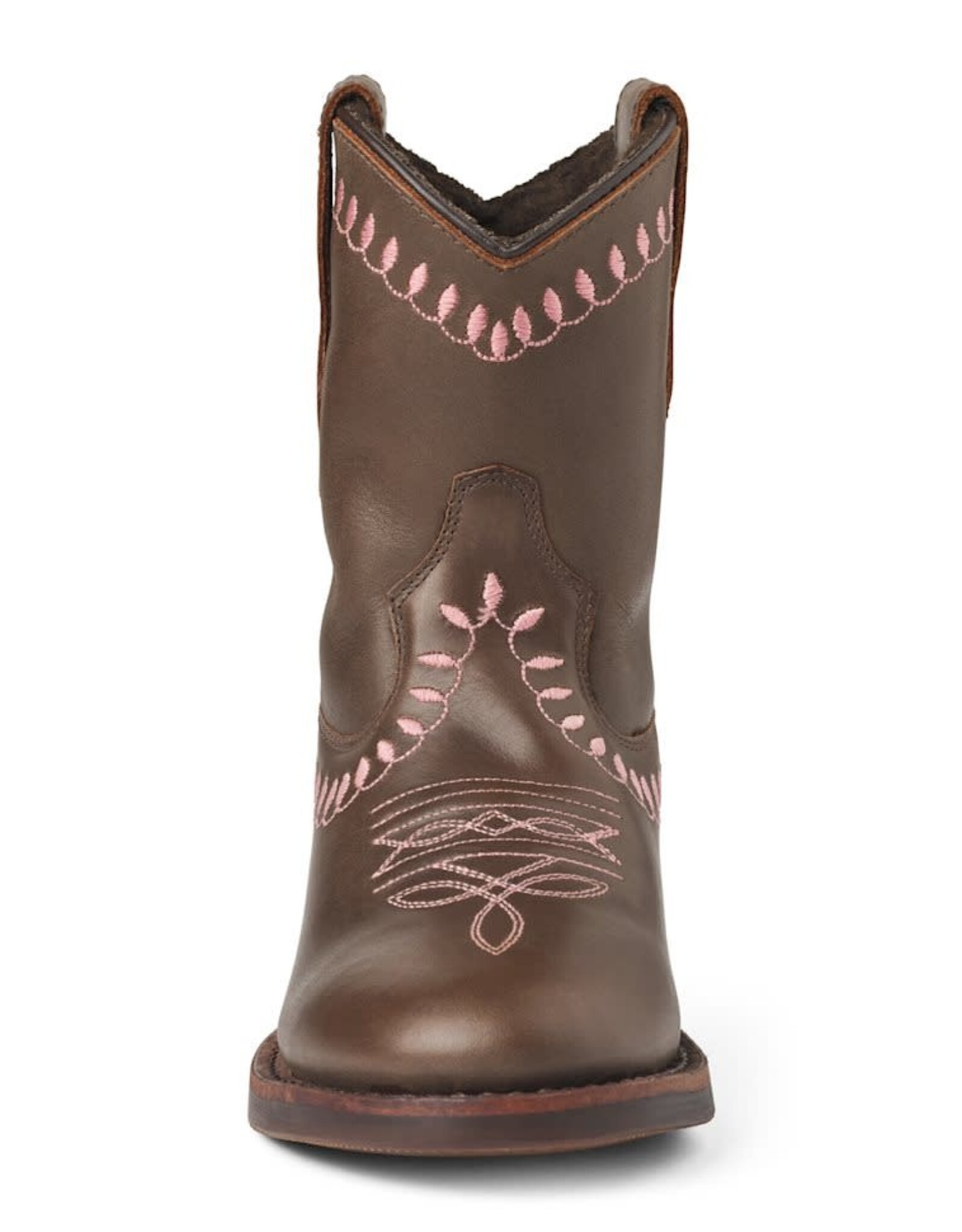 Copenhagen Colors Bow Boot w. Warm Lining - Low Dk. Brown