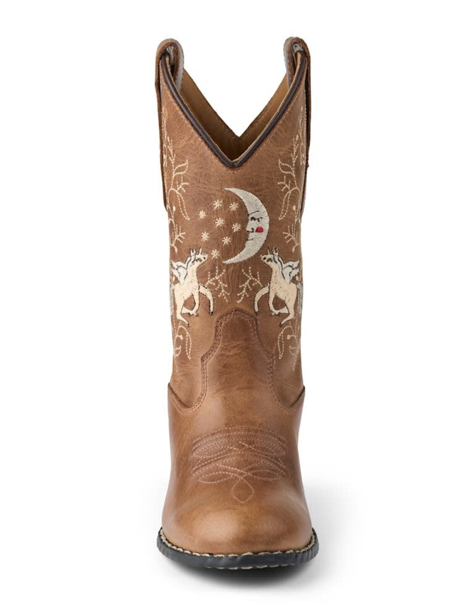 Copenhagen Colors Unicorn Cowboy Boots Cognac