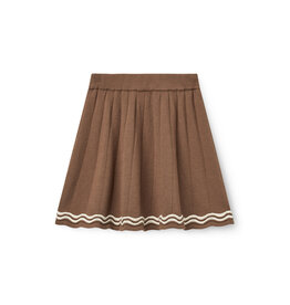 Copenhagen Colors Knitted Tennis Skirt Walnut Comb.
