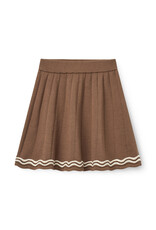 Copenhagen Colors Knitted Tennis Skirt Walnut Comb.