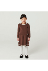 Copenhagen Colors Knitted Tennis Skirt Walnut Comb.