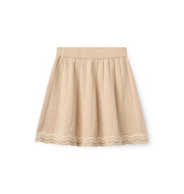 Copenhagen Colors Knitted Tennis Skirt Beige Comb.