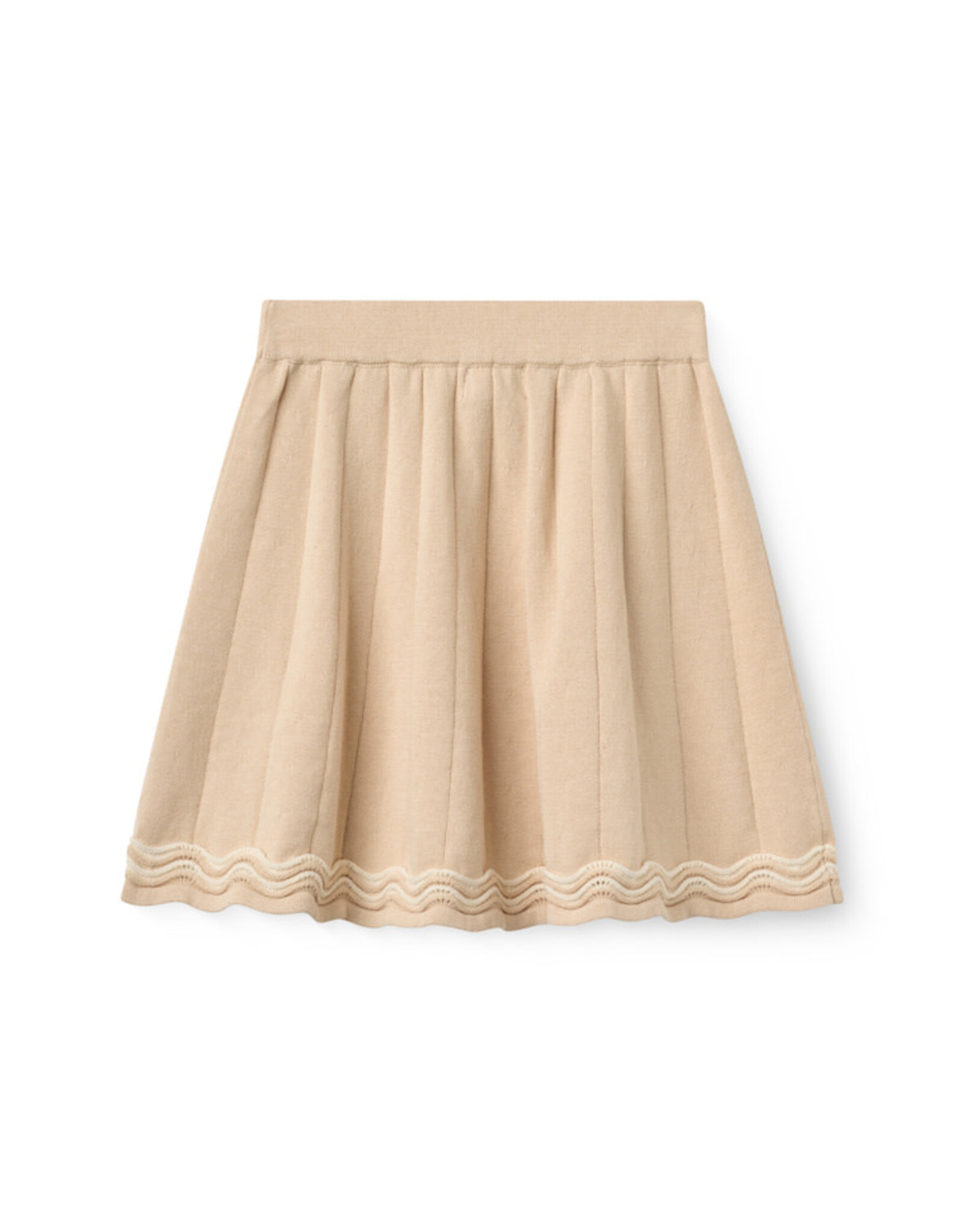 Copenhagen Colors Knitted Tennis Skirt Beige Comb.
