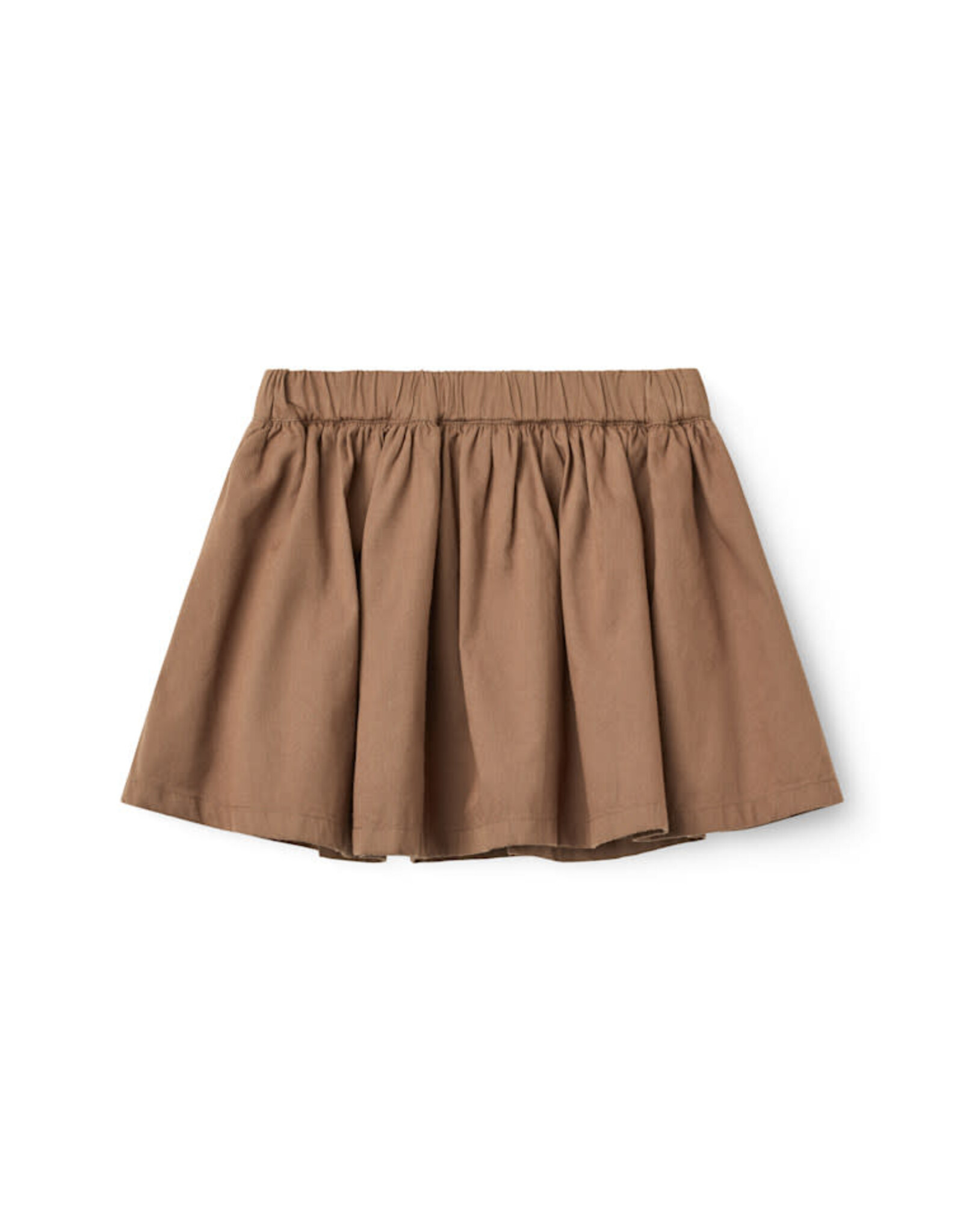 Copenhagen Colors Twill Skirt with adjustable waist  Walnut