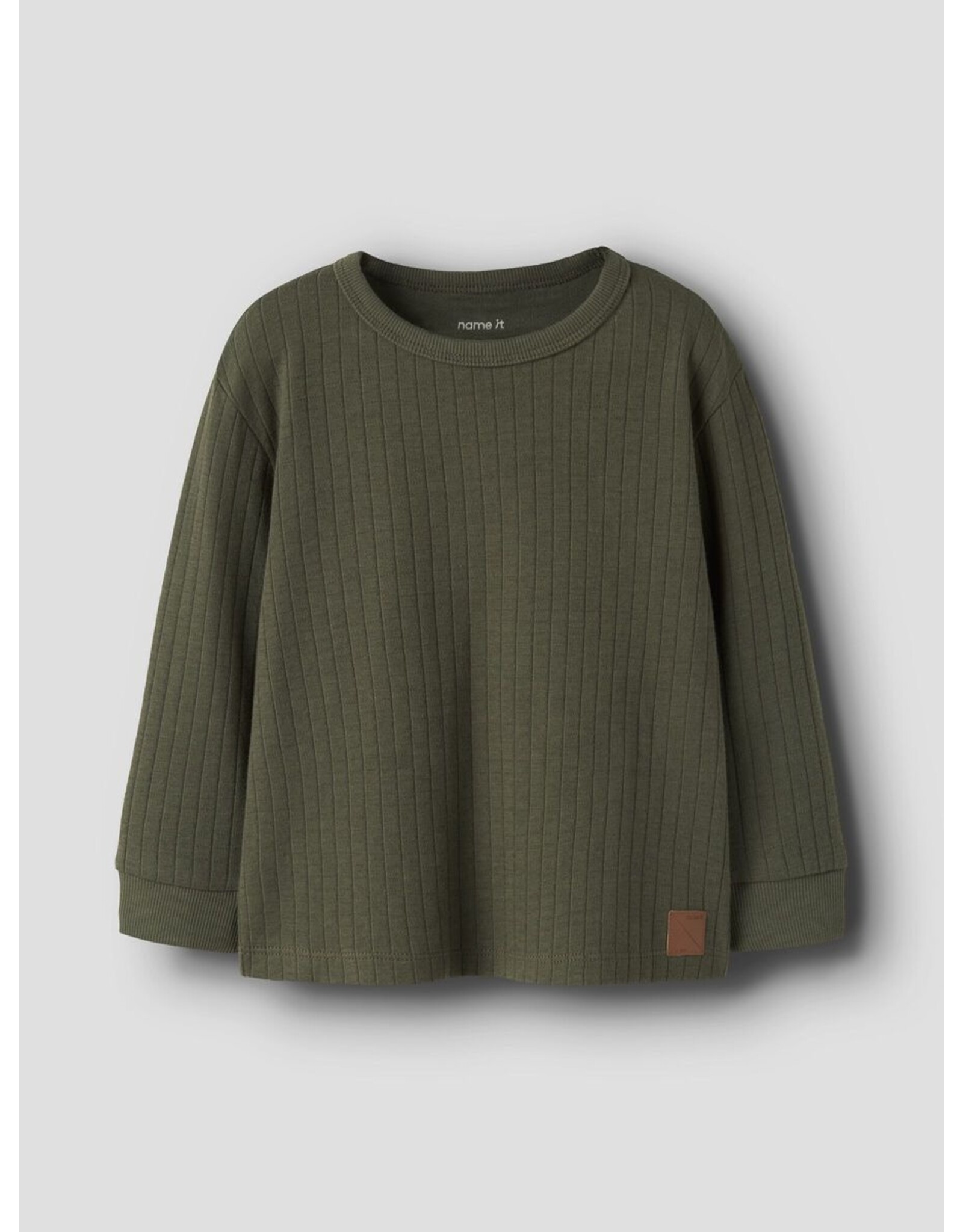 Name it NMMNICHOLAS LS NREG TOP Olive Night