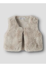 Name it NMFNANIS FAKE FUR VEST Peyote