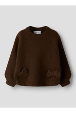 Name it NMFNDOPER LS KNIT Chocolate Plum
