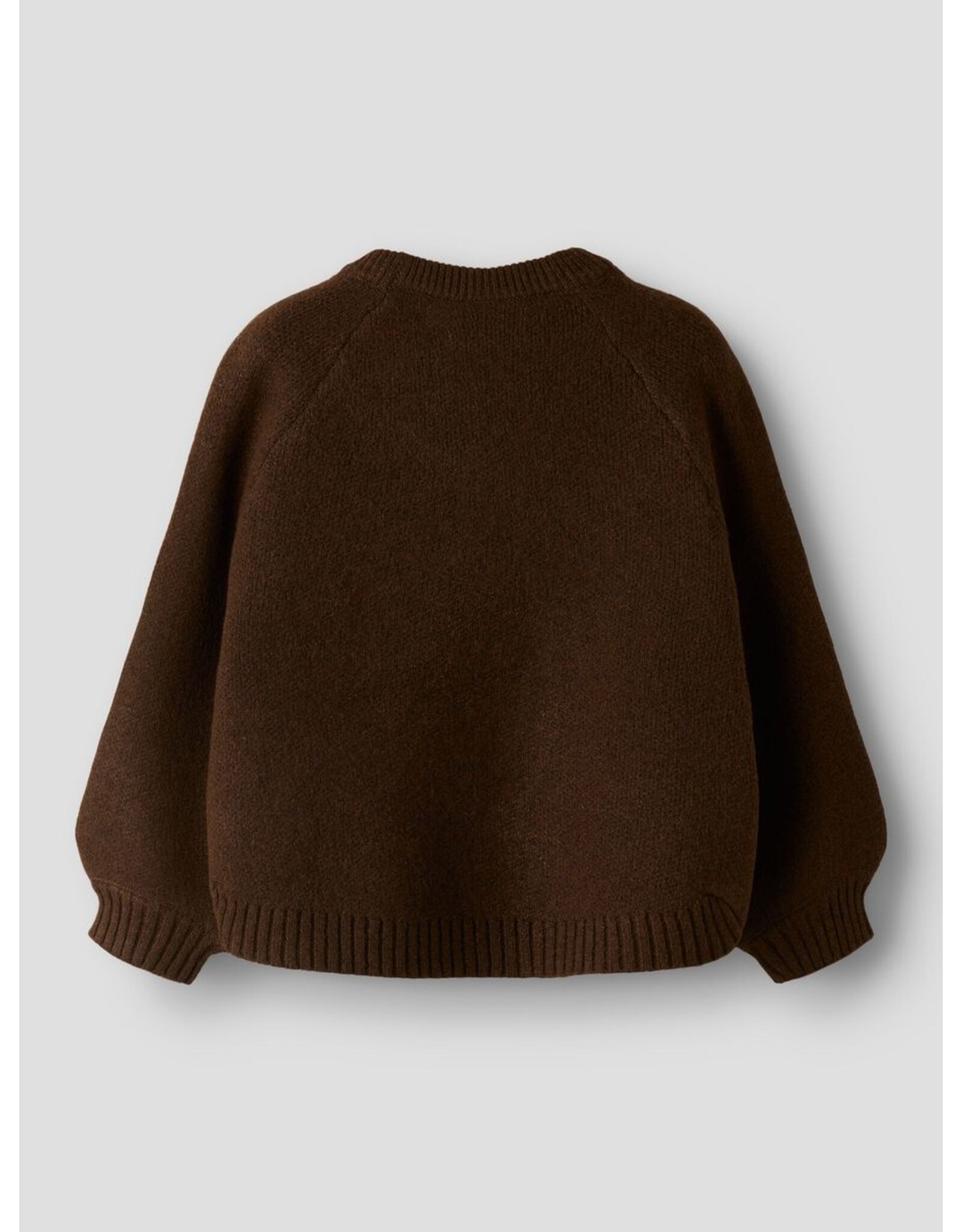 Name it NMFNDOPER LS KNIT Chocolate Plum