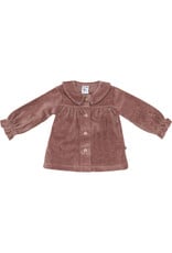 Klein Cardigan A-Line Rib Reddish Brown