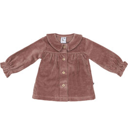 Klein Cardigan A-Line Rib Reddish Brown