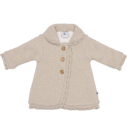 Klein Jacket Knitted A-Line Beige Melange