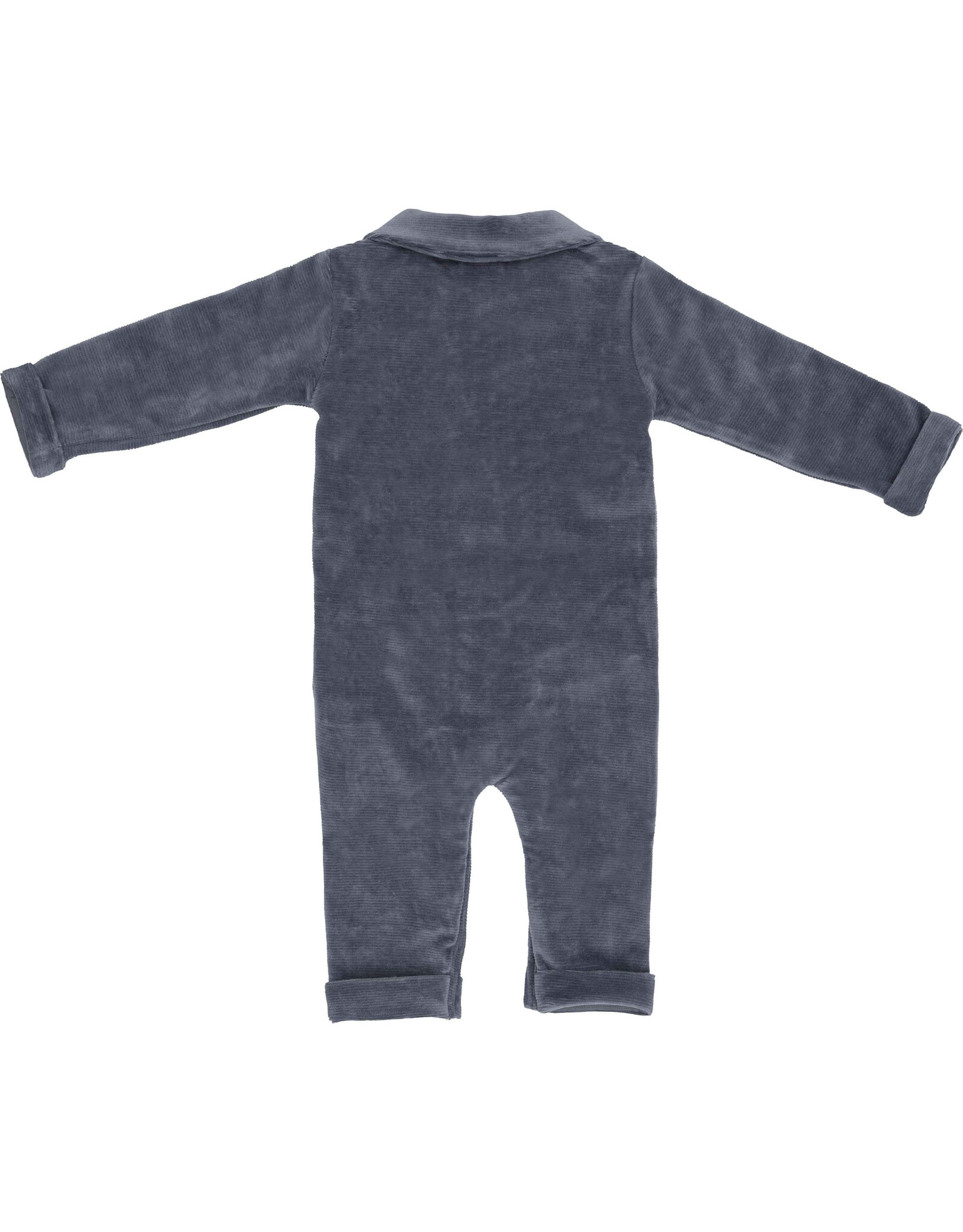 Klein Polo Jumpsuit Rib Blue-Grey