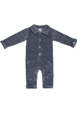 Klein Polo Jumpsuit Rib Blue-Grey