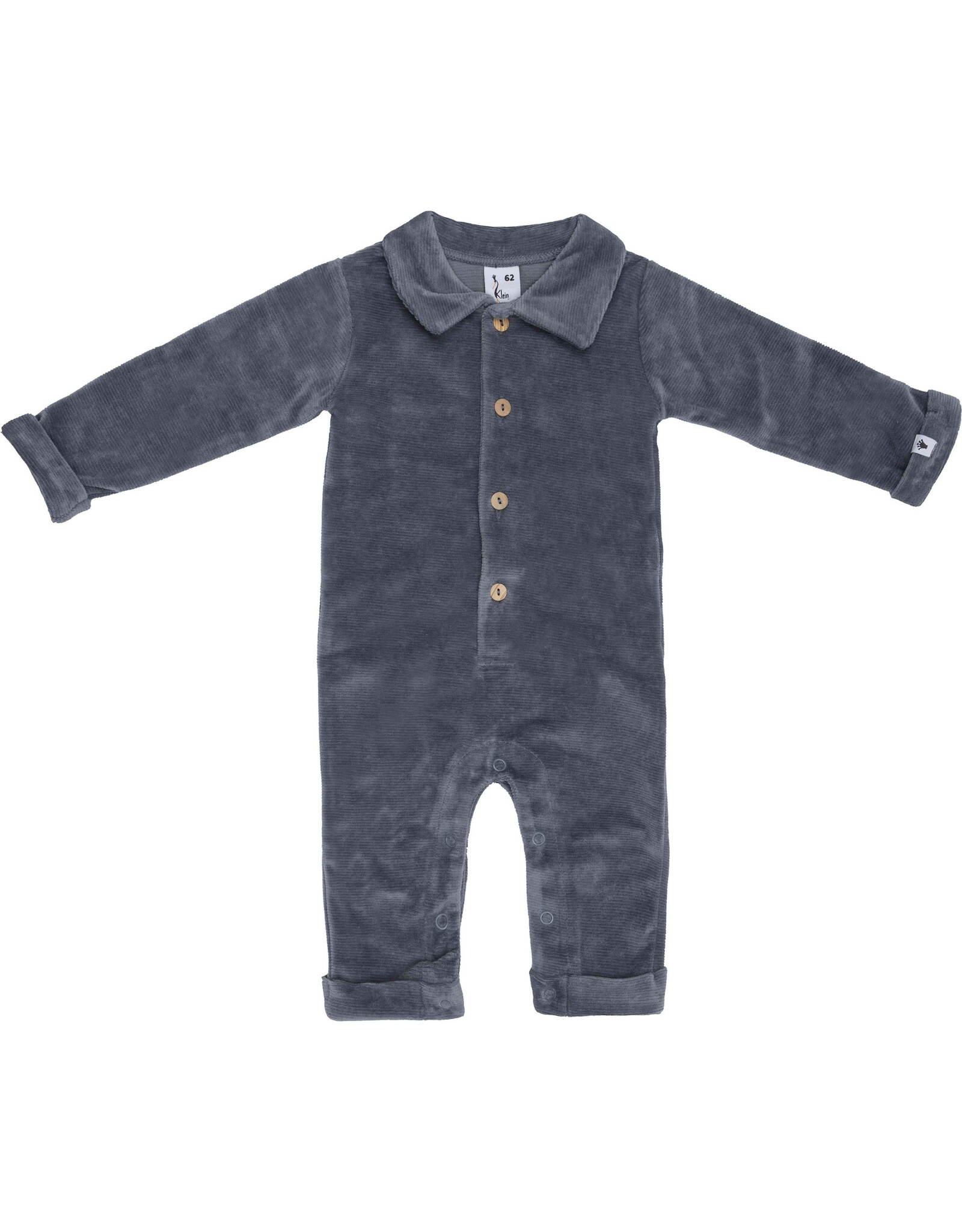Klein Polo Jumpsuit Rib Blue-Grey