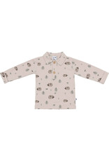 Klein Poloshirt Longsleeve AOP Hedgehog