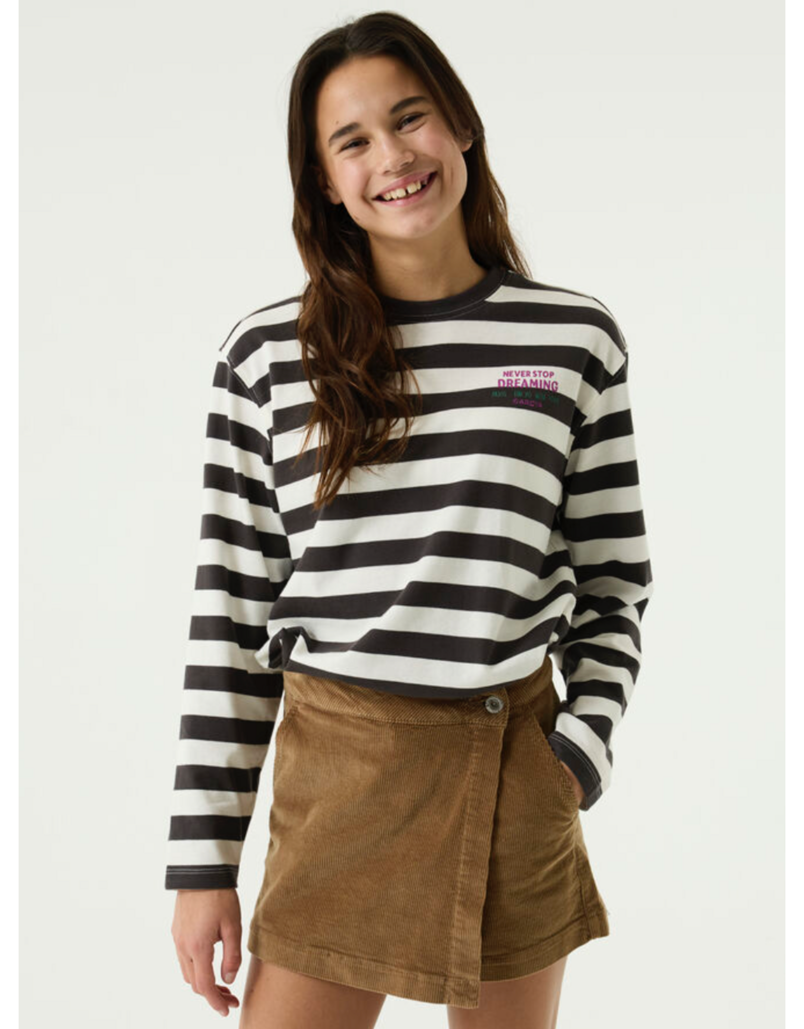 Garcia T262605_girls T-shirt ls Royal navy