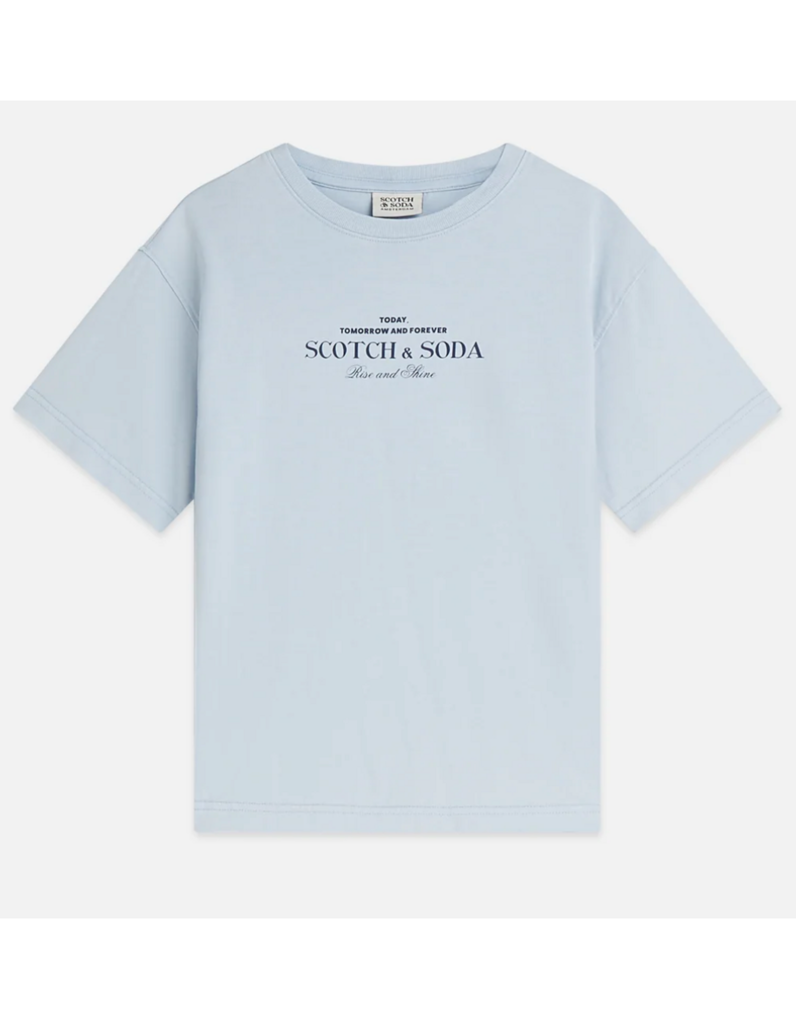 Scotch & Soda FRONT ARTWORK RELAXEDFIT ACID WASHED TSHIRT WINDSURFER