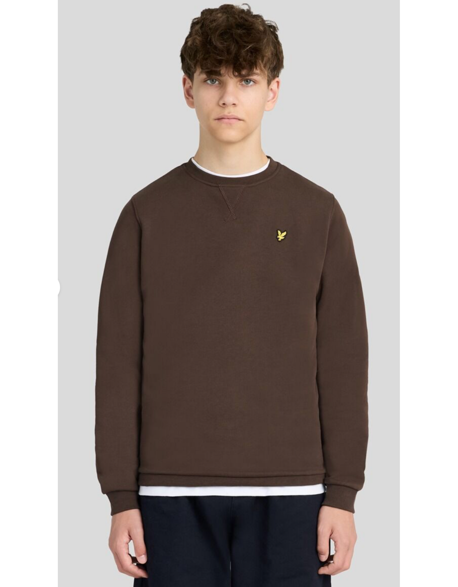 Lyle & Scott Crew Neck Sweatshirt Y176 Ebony
